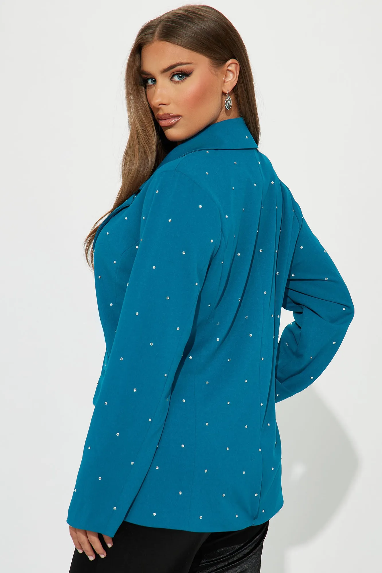 Amongst The Stars Blazer - Teal