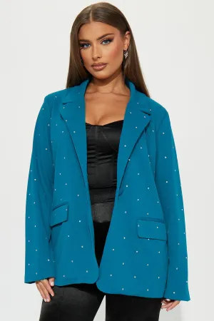 Amongst The Stars Blazer - Teal