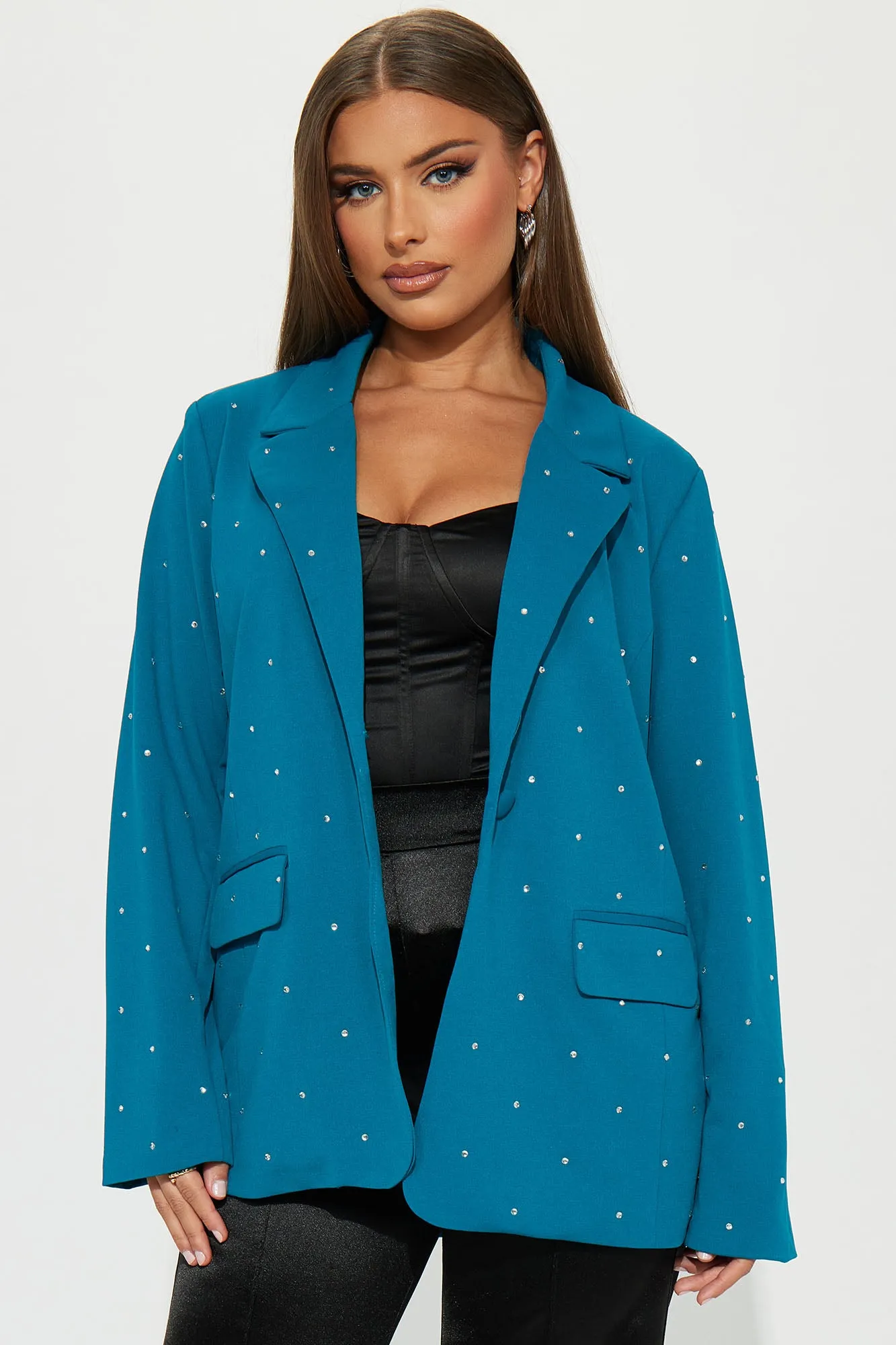 Amongst The Stars Blazer - Teal