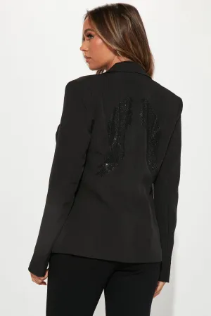 Angel In Disguise Blazer - Black
