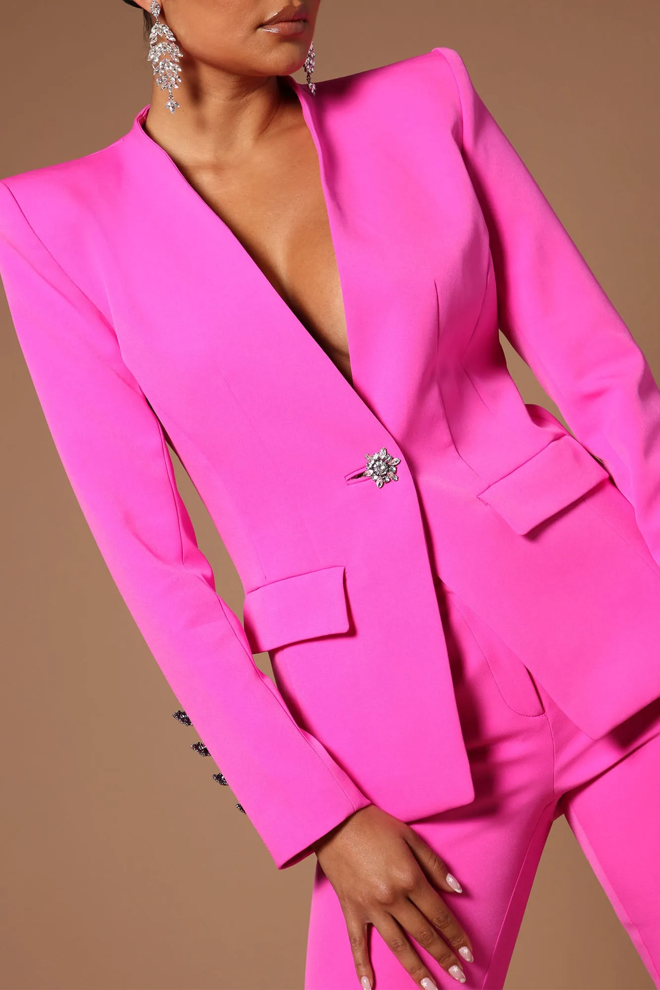 Athena Blazer - Pink