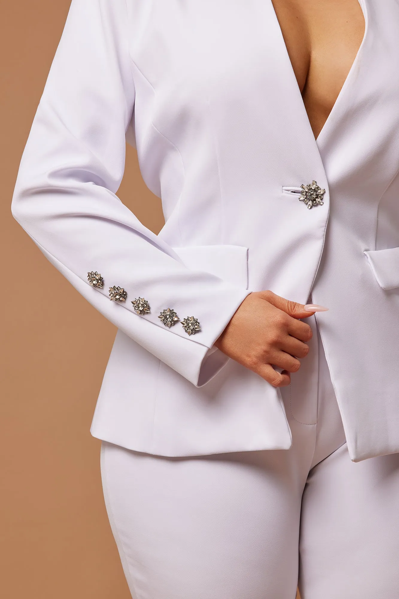 Athena Blazer - White