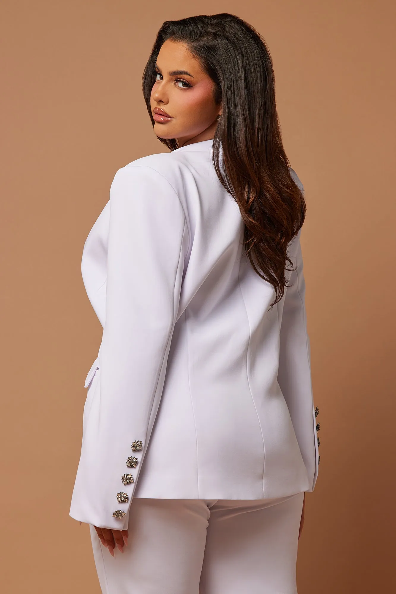 Athena Blazer - White