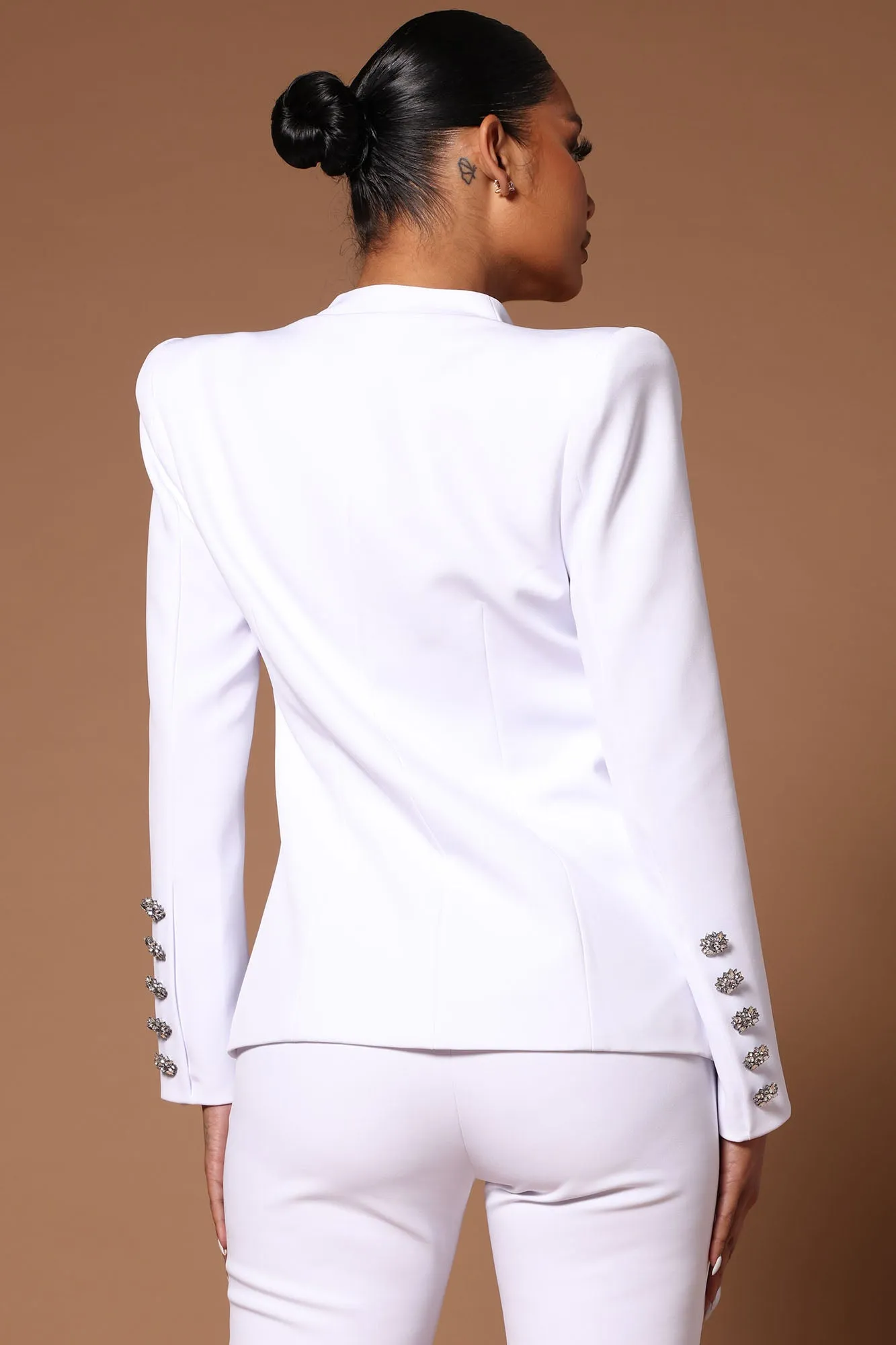 Athena Blazer - White