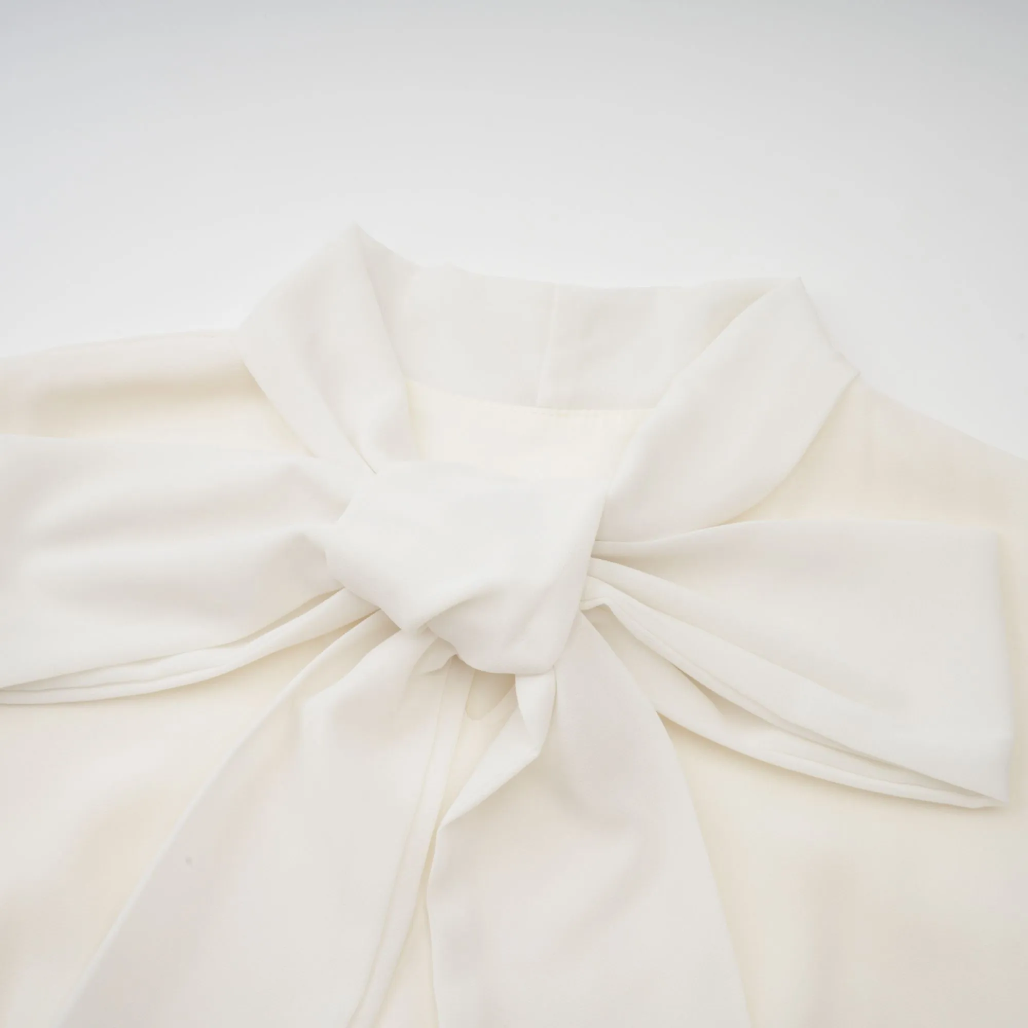 Blanche white embellished pleated jacket & dress matching set