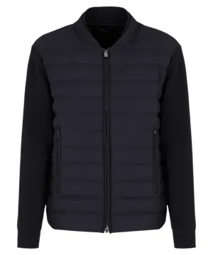 Giubbotto in Maglia con Inserto Trapuntato - Travel Essential