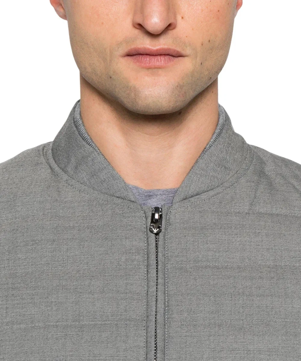 Giubbotto in Maglia con Inserto Trapuntato - Travel Essential