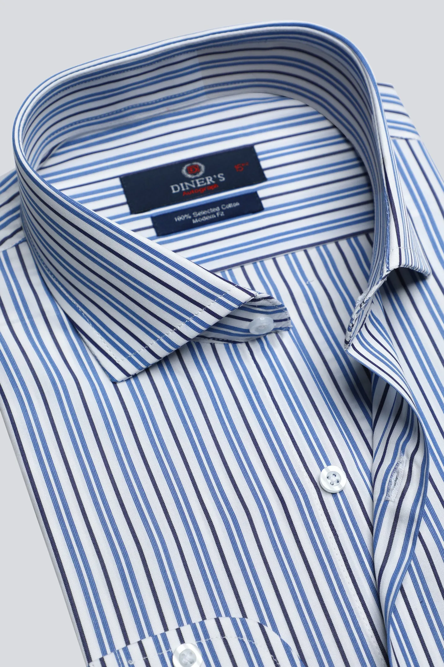 Multicolor Pencil Stripe Formal Autograph Shirt