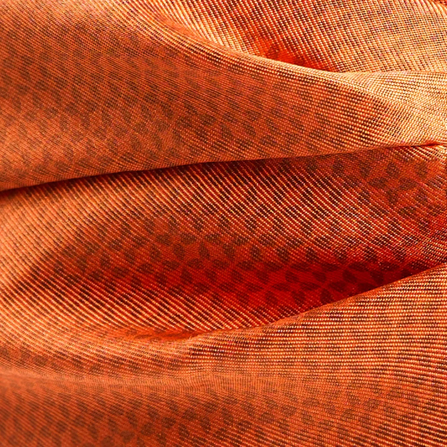 ORANGE BRIGITTE SILK HEADSCARF