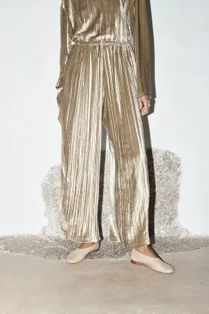 Pearl Silk Velvet Judo Pants