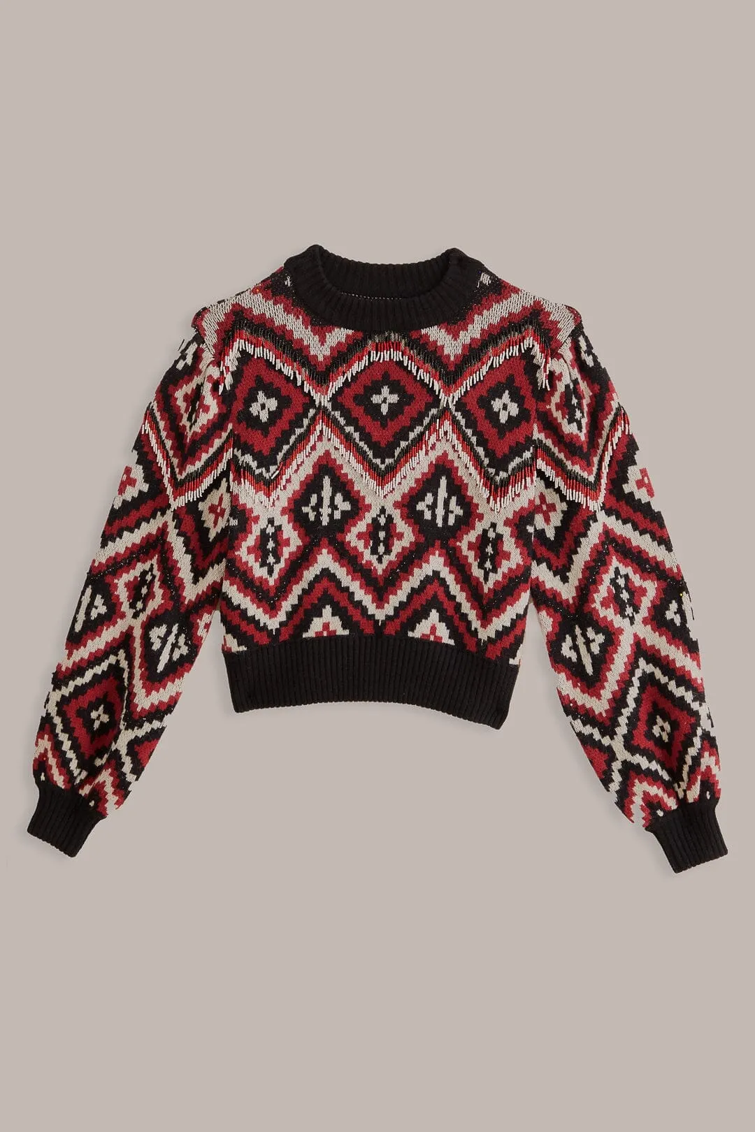 Rauti Beaded Knit Sweater