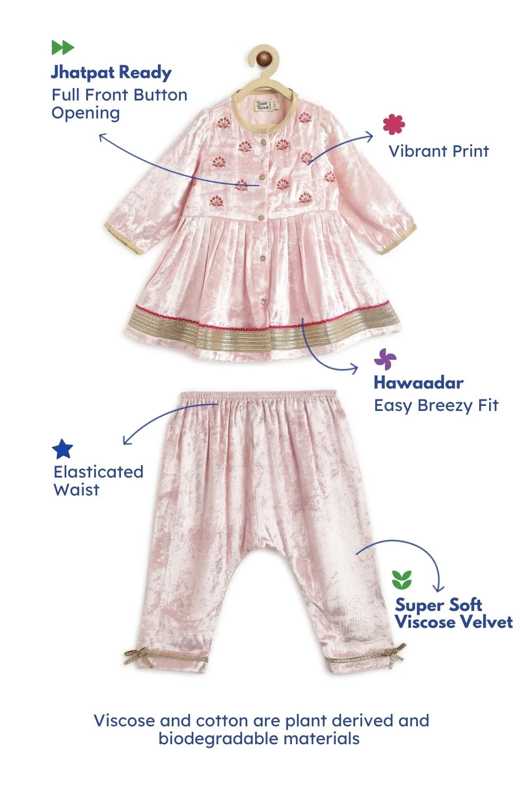 Royal Rose Angrakha Set