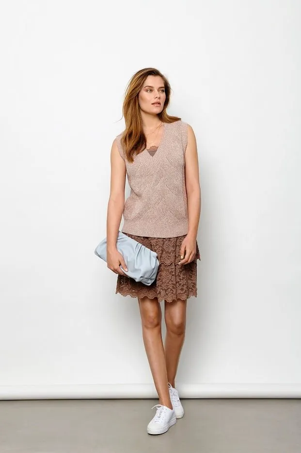 Tiered Lace Skirt