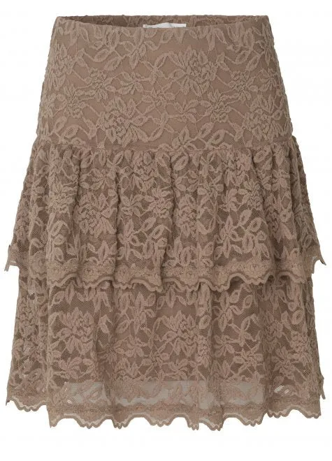 Tiered Lace Skirt