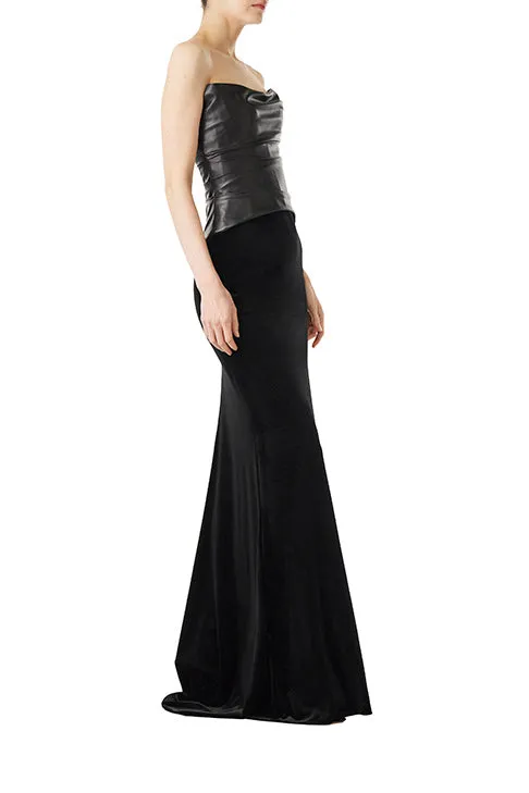 Velour Evening Skirt