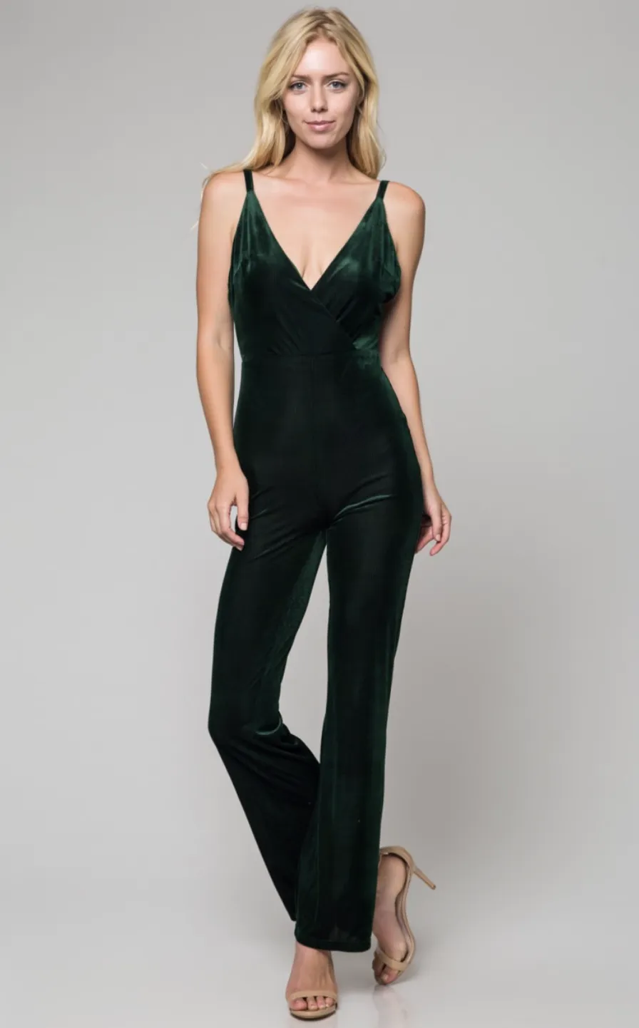 VELVET JUMPSUIT