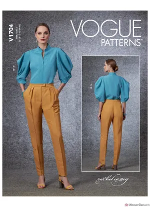 Vogue Pattern V1704 Misses' Tops & Trousers